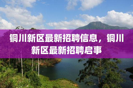銅川新區(qū)最新招聘信息，銅川新區(qū)最新招聘啟事四川好木優(yōu)材家居有限公司