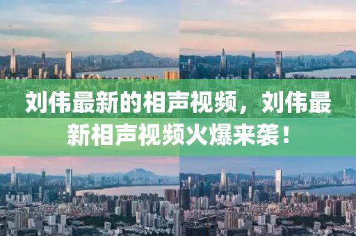 劉偉最新的相聲視頻，劉偉最新相聲視頻火爆來襲！