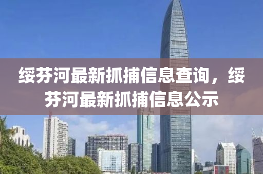 綏芬河最新抓捕信息查詢，綏芬河最新抓捕信息公示