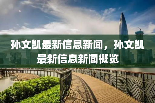 孫文凱最新信息新聞，孫文凱最新信息新聞概覽