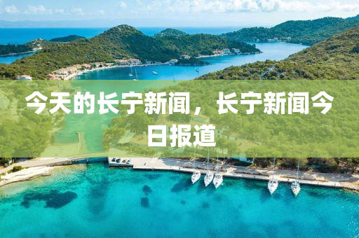 今天的長寧新聞，長寧新聞今日?qǐng)?bào)道