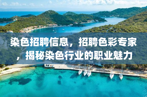 染色招聘信息，招聘色彩專家，揭秘染色行業(yè)的職業(yè)魅力