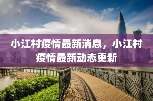 小江村疫情最新消息，小江村疫情最新動態(tài)更新
