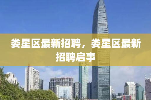 婁星區(qū)最新招聘，婁星區(qū)最新招聘啟事