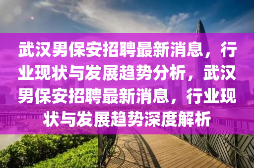 武漢男保安招聘最新消息，行業(yè)現(xiàn)狀與發(fā)展趨勢分析，武漢男保安招聘最新消息，行業(yè)現(xiàn)狀與發(fā)展趨勢深度解析