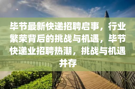 畢節(jié)最新快遞招聘啟事，行業(yè)繁榮背后的挑戰(zhàn)與機(jī)遇，畢節(jié)快遞業(yè)招聘熱潮，挑戰(zhàn)與機(jī)遇并存