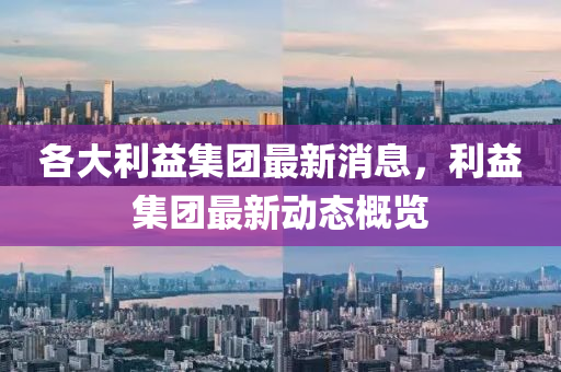 各大利益集團最新消息，利益集團最新動態(tài)概覽