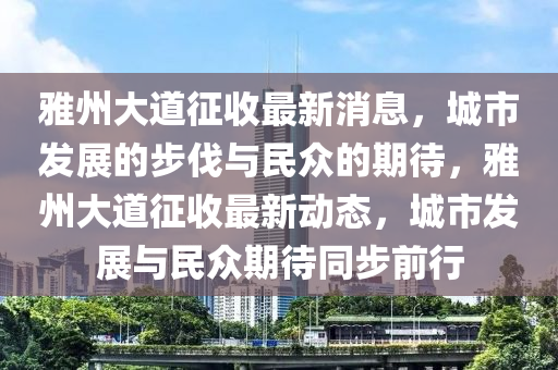 雅州大道征收最新消息，城市發(fā)展的步伐與民眾的期待，雅州大道征收最新動(dòng)態(tài)，城市發(fā)展與民眾期待同步前行