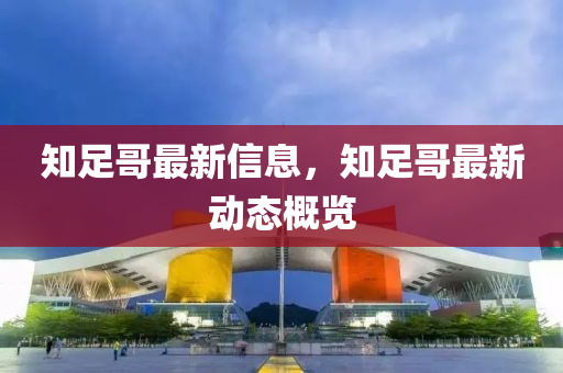 知足哥最新信息，知足哥最新動態(tài)概覽