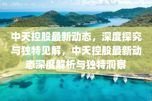中天控股最新動(dòng)態(tài)，深度探究與獨(dú)特見解，中天控股最新動(dòng)態(tài)深度解析與獨(dú)特洞察