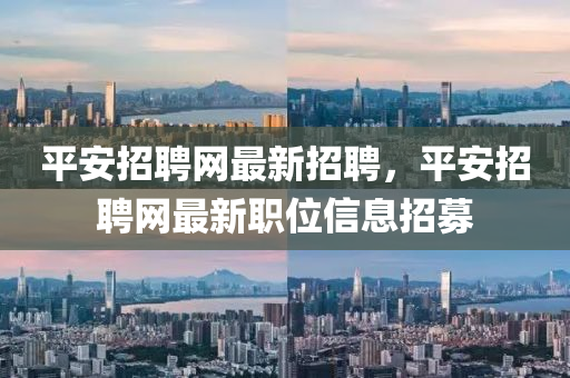 平安招聘網(wǎng)最新招聘，平安招聘網(wǎng)最新職位信息招募