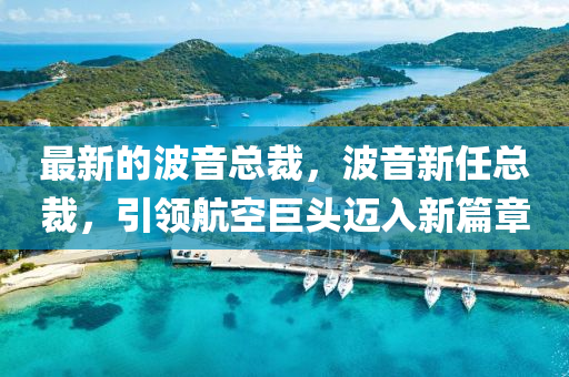 最新的波音總裁，波音新任總裁，引領(lǐng)航空巨頭邁入新篇章