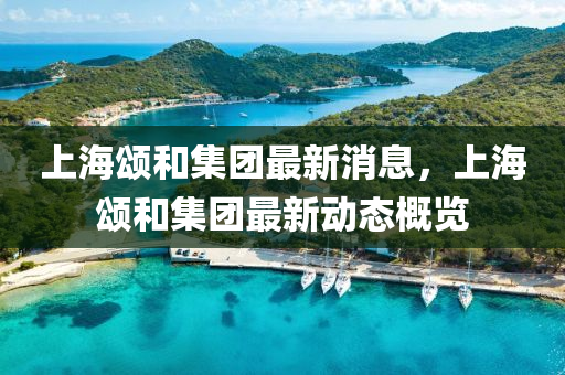 上海頌和集團(tuán)最新消息，上海頌和集團(tuán)最新動(dòng)態(tài)概覽