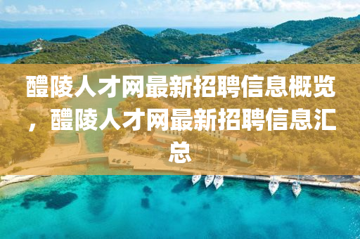 醴陵人才網(wǎng)最新招聘信息概覽，醴陵人才網(wǎng)最新招聘信息匯總