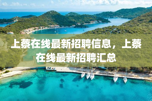 上蔡在線最新招聘信息，上蔡在線最新招聘匯總