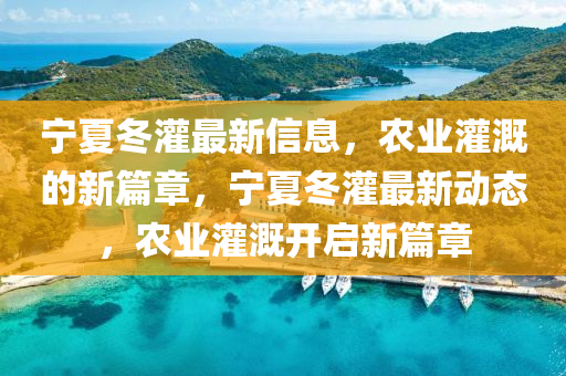 寧夏冬灌最新信息，農(nóng)業(yè)灌溉的新篇章，寧夏冬灌最新四川好木優(yōu)材家居有限公司動態(tài)，農(nóng)業(yè)灌溉開啟新篇章