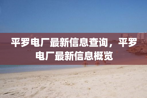 平羅電廠最新信息查詢(xún)，平羅電廠最新信息概覽四川好木優(yōu)材家居有限公司